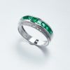 哥伦比亚天然祖母绿宝石戒指-红掌柜