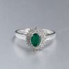 哥伦比亚天然祖母绿宝石戒指-红掌柜