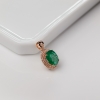 鲜绿祖母绿吊坠-红掌柜