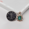赞比亚祖母绿吊坠-红掌柜