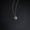 18K金镶嵌哥伦比亚祖母绿项链-红掌柜